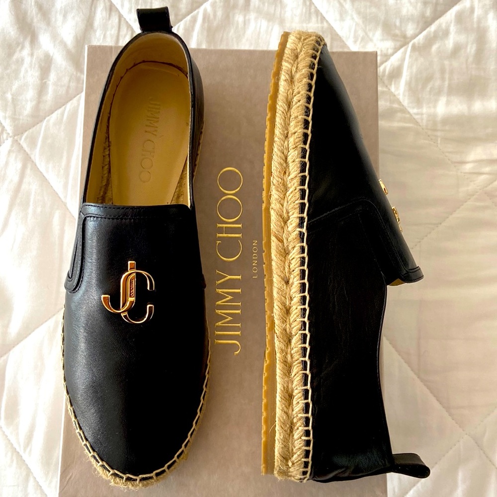 Jimmy Choo Lichi Flat Espadrille 39